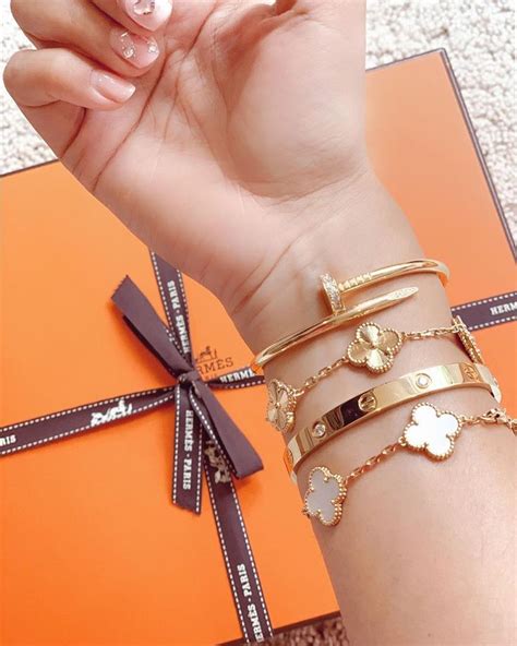 cartier van cleef hermes bracelet|Cartier bracelets for women.